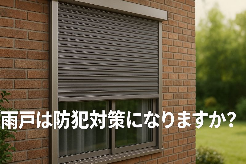 雨戸は防犯対策になりますか？