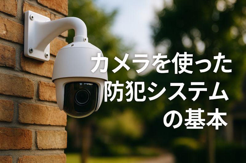 カメラを使った防犯システムの基本 カメラを使った防犯システムの基本