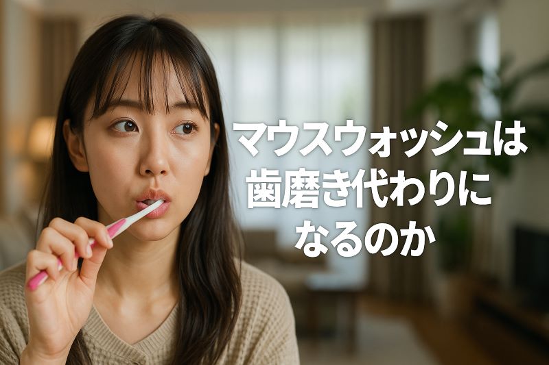マウスウォッシュは歯磨き代わりになるのか マウスウォッシュは歯磨き代わりになるのか