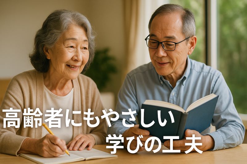 高齢者にもやさしい学びの工夫