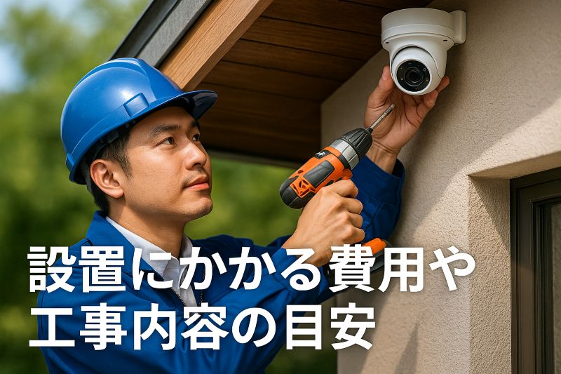 設置にかかる費用や工事内容の目安 設置にかかる費用や工事内容の目安
