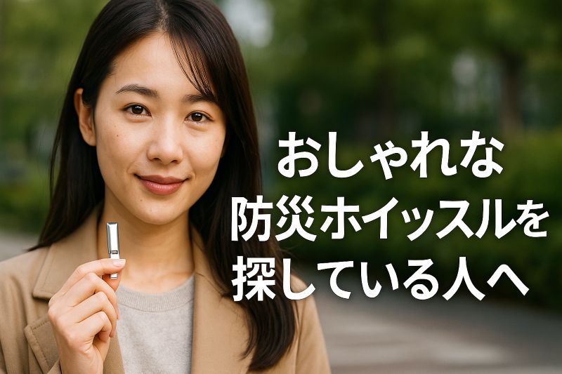 おしゃれな防災ホイッスルを探している人へ おしゃれな防災ホイッスルを探している人へ