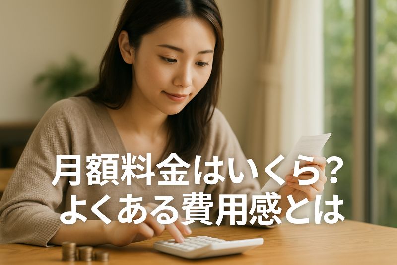 月額料金はいくら?よくある費用感とは 月額料金はいくら?よくある費用感とは