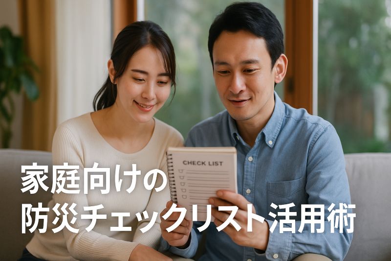 家庭向けの防災チェックリスト活用術 家庭向けの防災チェックリスト活用術