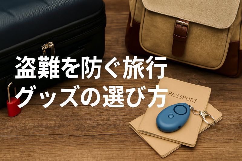 盗難を防ぐ旅行グッズの選び方 盗難を防ぐ旅行グッズの選び方