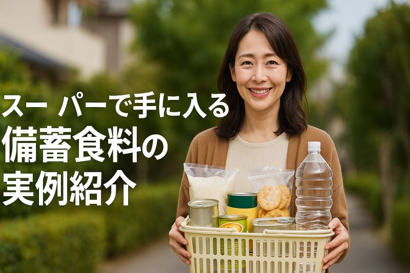スーパーで手に入る備蓄食料の実例紹介 スーパーで手に入る備蓄食料の実例紹介