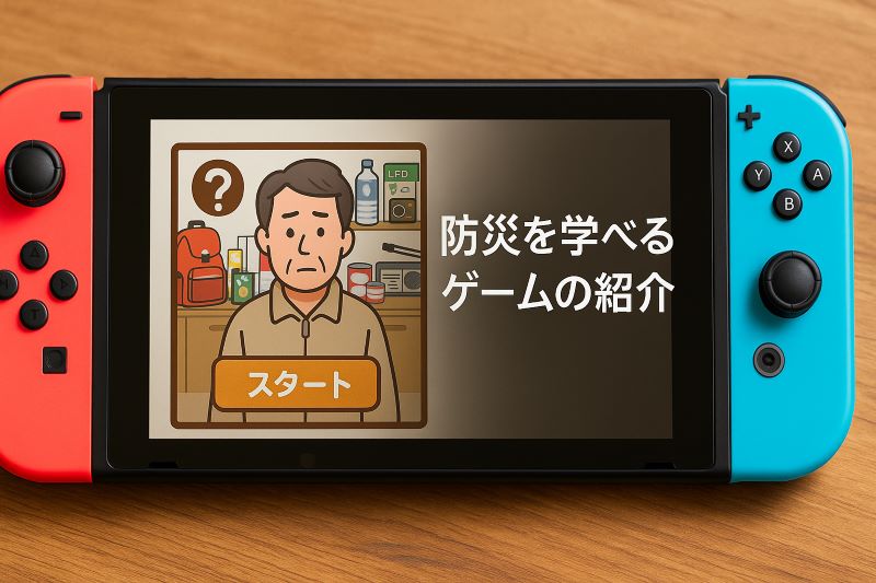 防災を学べるゲームの紹介