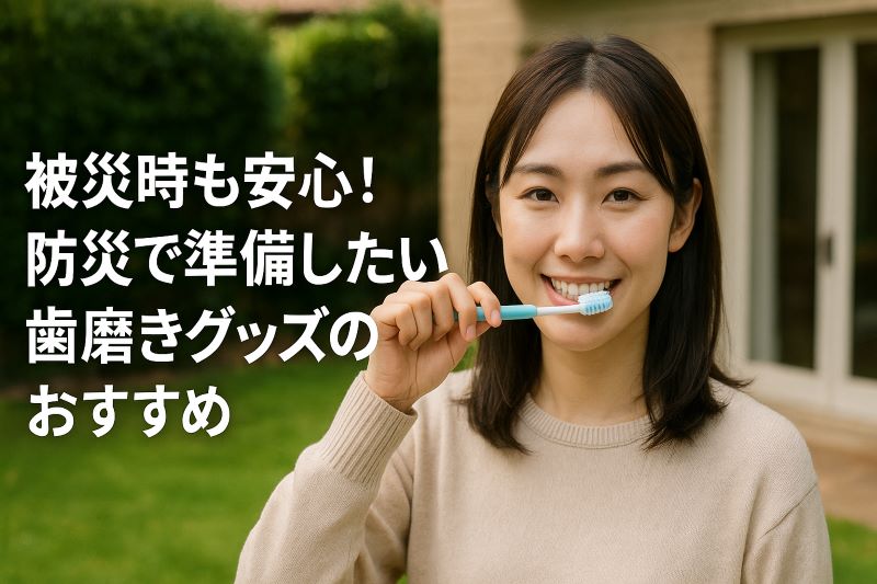 被災時も安心!防災で準備したい歯磨きグッズのおすすめ 被災時も安心!防災で準備したい歯磨きグッズのおすすめ