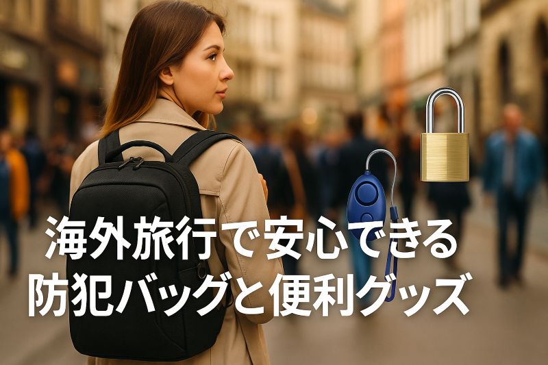 海外旅行で安心できる防犯バッグと便利グッズ 海外旅行で安心できる防犯バッグと便利グッズ