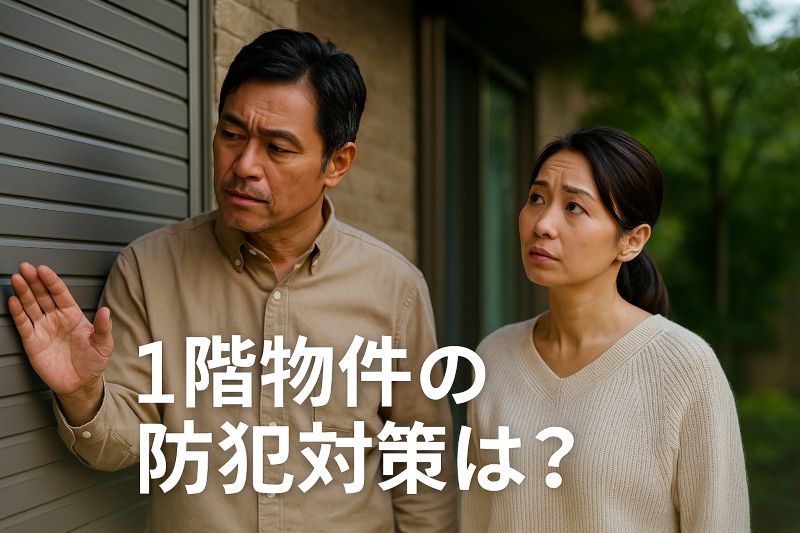 1階物件の防犯対策は？
