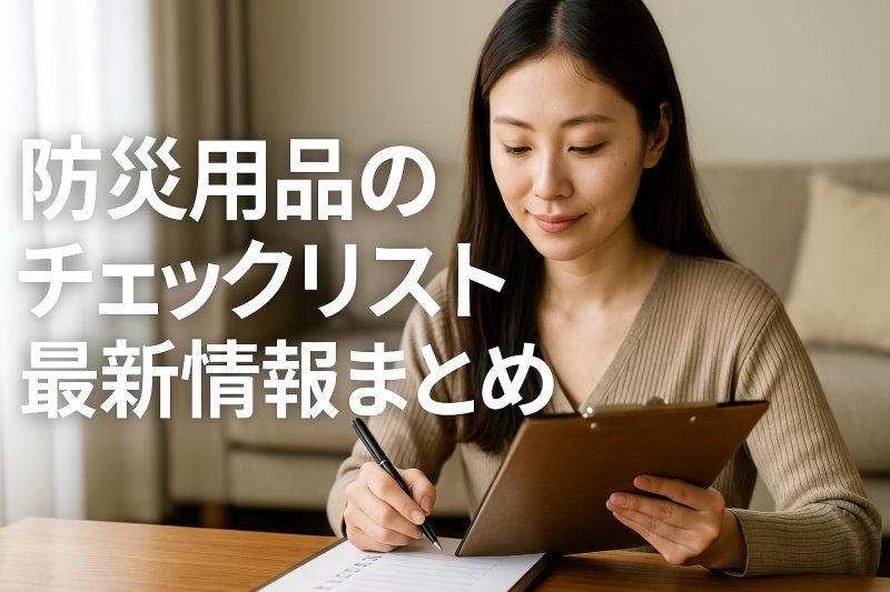 防災用品のチェックリスト最新情報まとめ 防災用品のチェックリスト最新情報まとめ