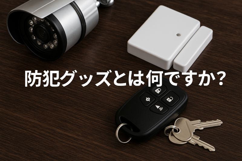 防犯グッズとは何ですか？