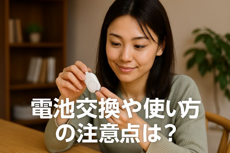 電池交換や使い方の注意点は? 電池交換や使い方の注意点は?