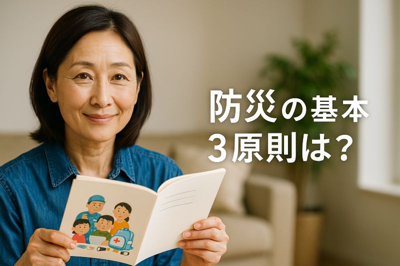 防災の基本3原則は？