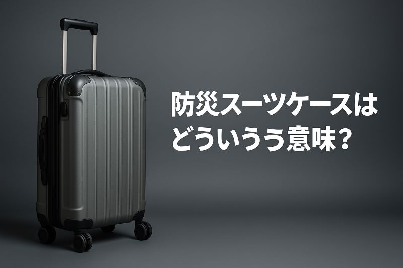 防災 スーツ ケースとはどういう意味? 防災 スーツ ケースとはどういう意味?