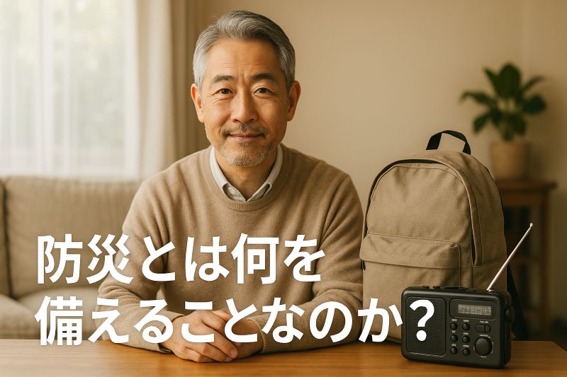 防災とは何を備えることなのか? 防災とは何を備えることなのか?