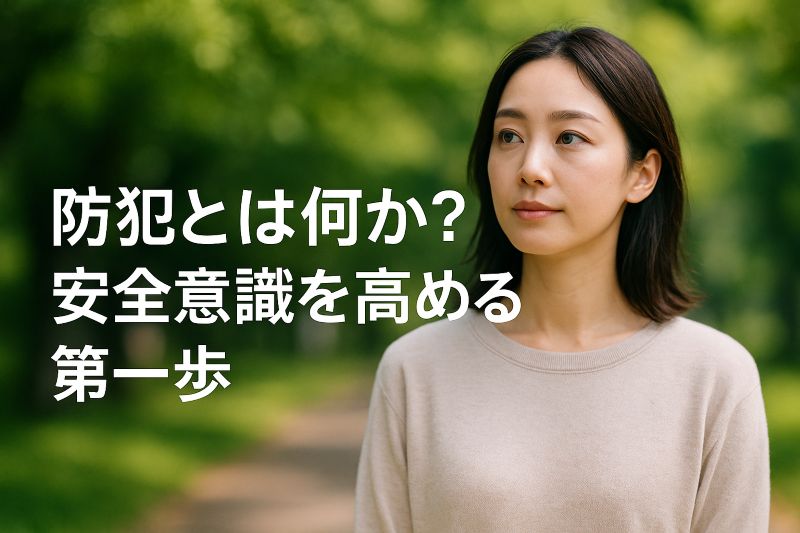 防犯とは何か?安全意識を高める第一歩 防犯とは何か?安全意識を高める第一歩