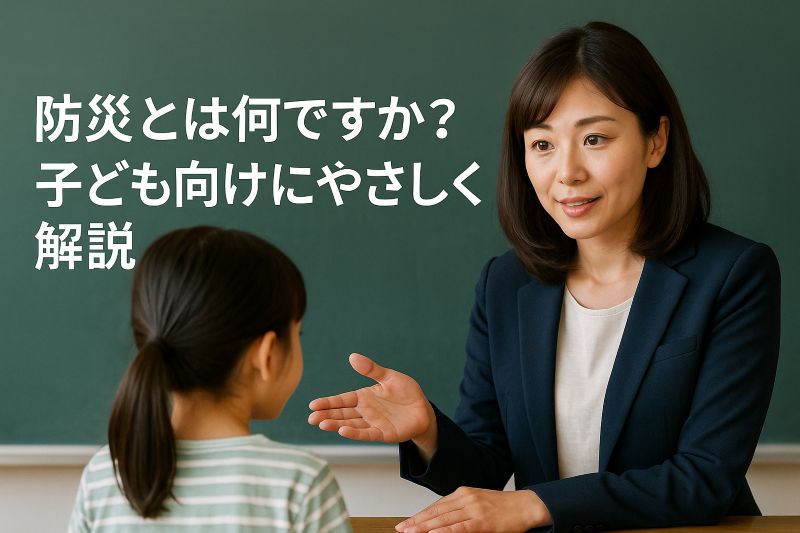 防災とは何ですか?子ども向けにやさしく解説 防災とは何ですか?子ども向けにやさしく解説