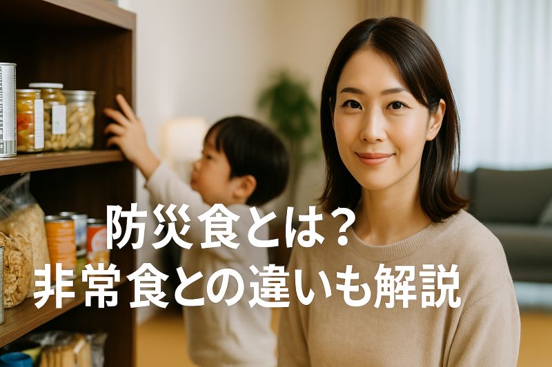 防災食とは?非常食との違いも解説 防災食とは?非常食との違いも解説