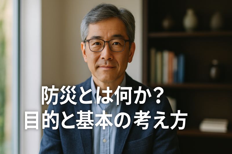 防災とは何か?目的と基本の考え方 防災とは何か?目的と基本の考え方
