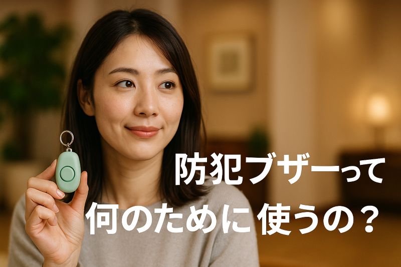 防犯ブザーって何のために使うの? 防犯ブザーって何のために使うの?