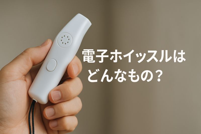 電子ホイッスルとはどんなもの? 電子ホイッスルとはどんなもの?