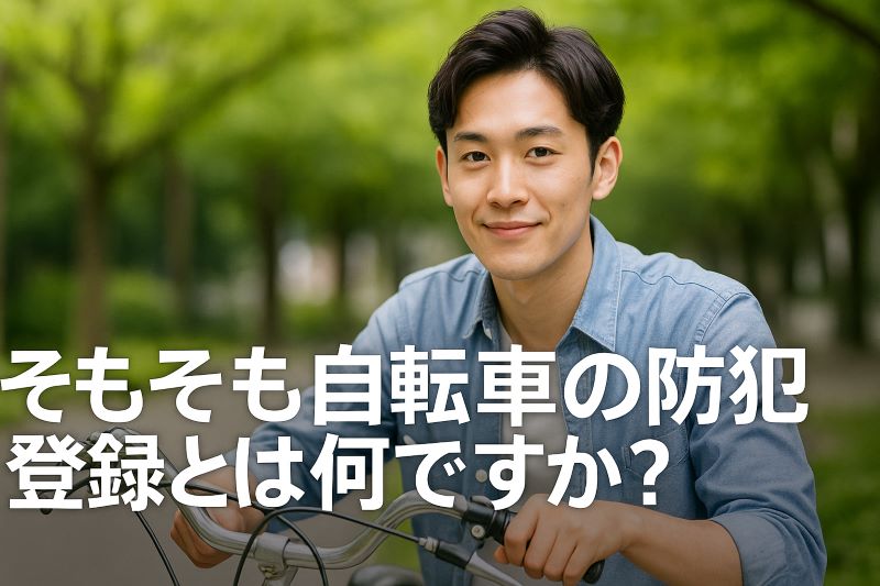 そもそも自転車の防犯登録とは何ですか? そもそも自転車の防犯登録とは何ですか?