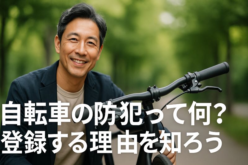 自転車の防犯って何?登録する理由を知ろう 自転車の防犯って何?登録する理由を知ろう