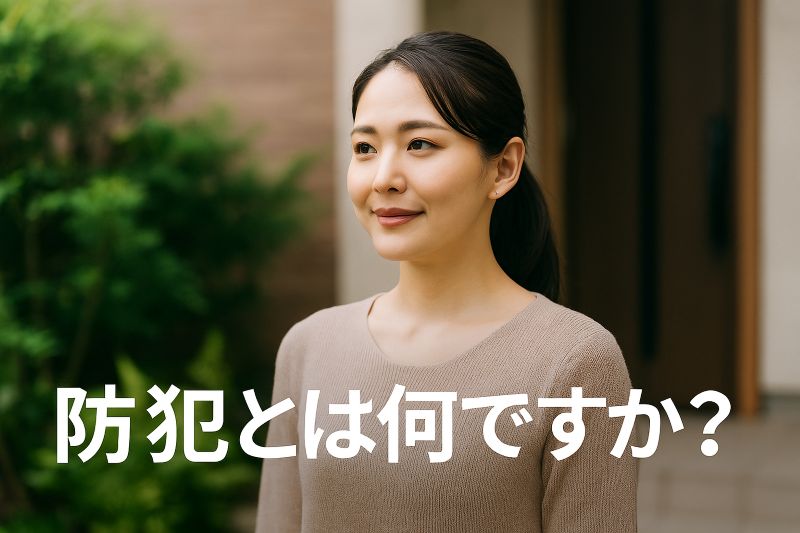 防犯とは何ですか？