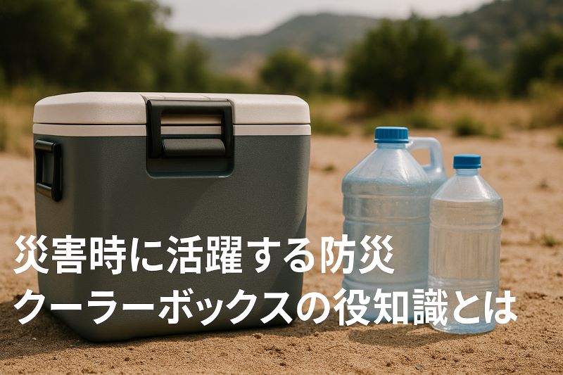 災害時に活躍する防災クーラーボックスの役割とは 災害時に活躍する防災クーラーボックスの役割とは
