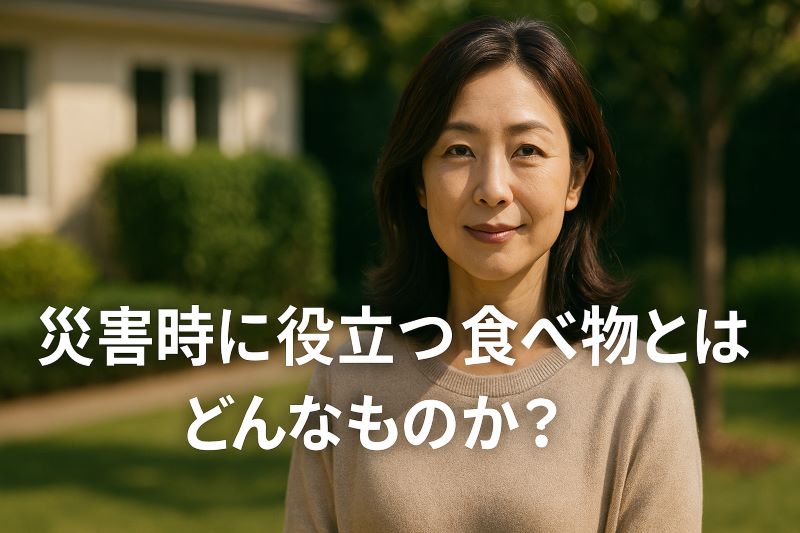 災害時に役立つ食べ物とはどんなものか? 災害時に役立つ食べ物とはどんなものか?