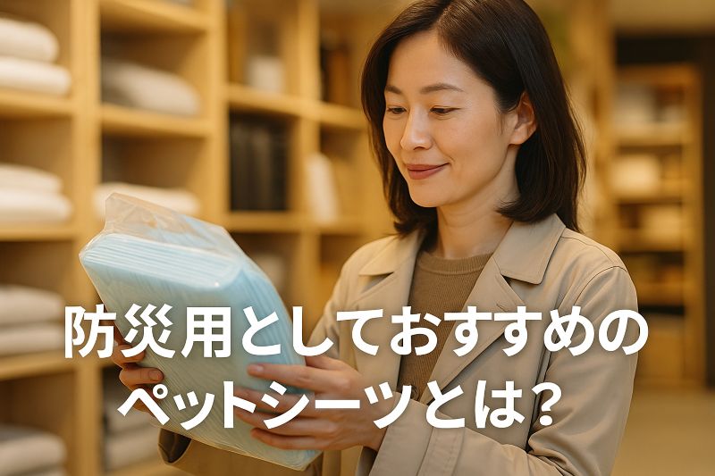 防災用としておすすめのペットシーツとは？