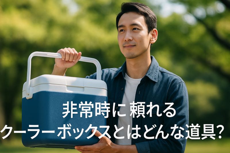 非常時に頼れるクーラーボックスとはどんな道具? 非常時に頼れるクーラーボックスとはどんな道具?