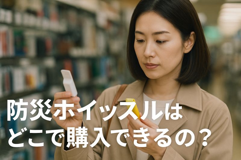 防災ホイッスルはどこで購入できるの? 防災ホイッスルはどこで購入できるの?