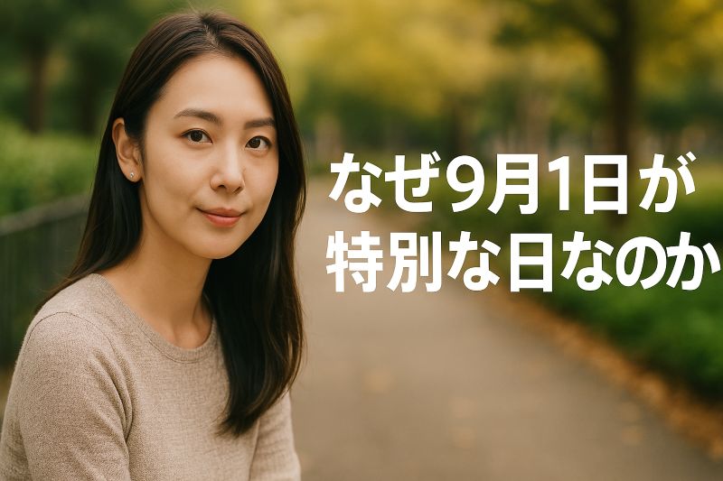 なぜ9月1日が特別な日なのか なぜ9月1日が特別な日なのか