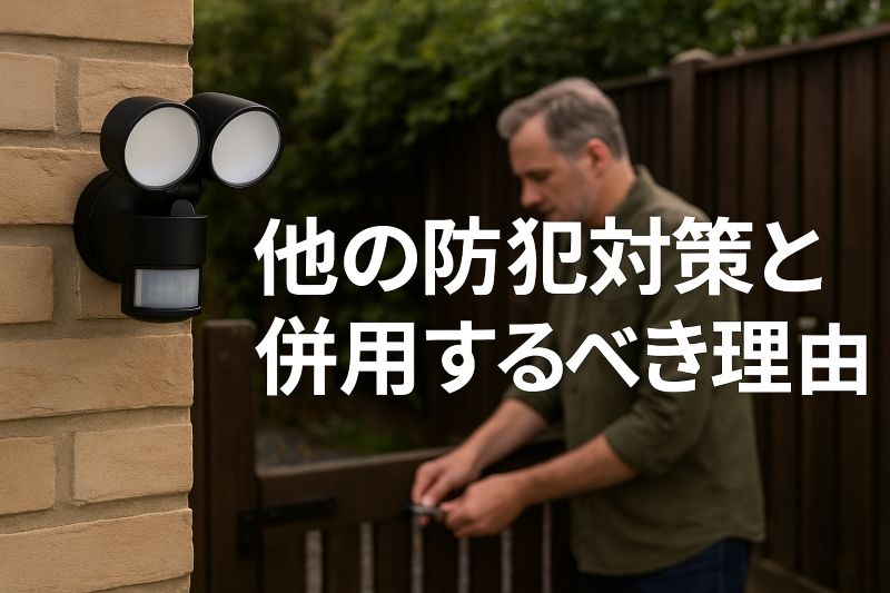 他の防犯対策と併用するべき理由 他の防犯対策と併用するべき理由