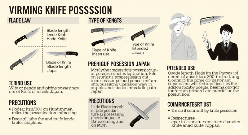 ナイフ所持は違法?銃刀法と注意点を解説 ナイフ所持は違法?銃刀法と注意点を解説
