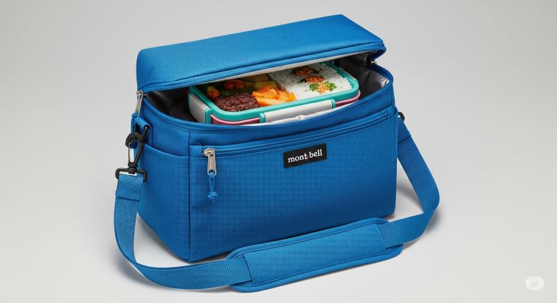 お弁当に便利なモンベルの保冷バッグ