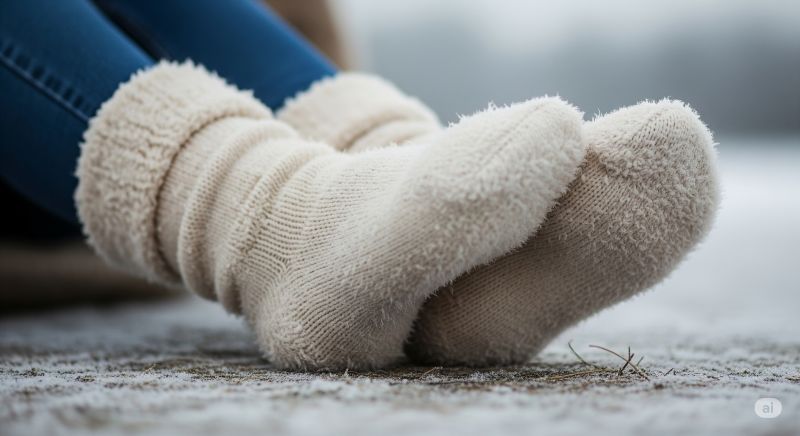 暖かい靴下でつらい冷え性対策を 暖かい靴下でつらい冷え性対策を