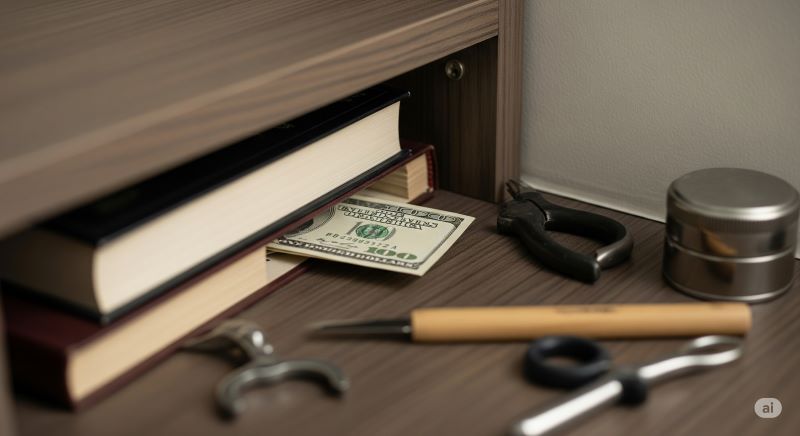 現金だけが盗まれているケースとは