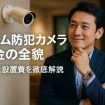 セコム防犯カメラ料金の全貌｜月額と設置費を徹底解説