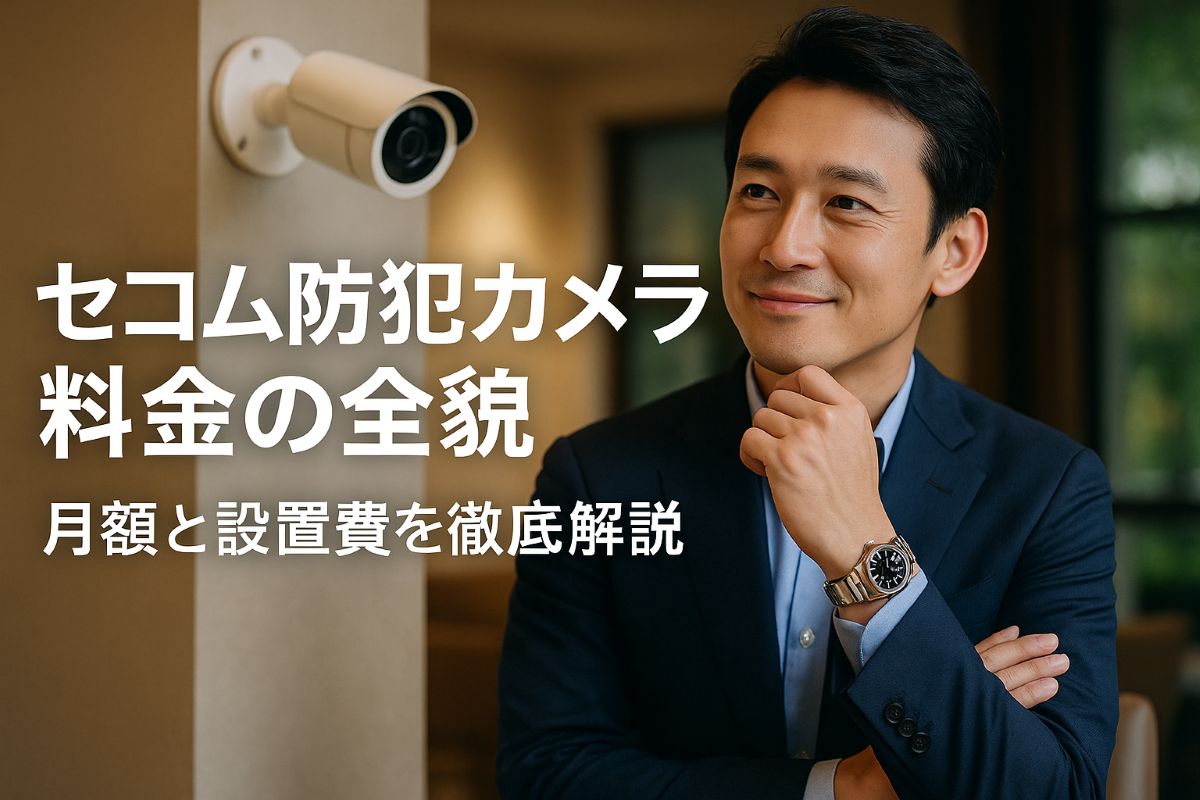 セコム防犯カメラ料金の全貌｜月額と設置費を徹底解説