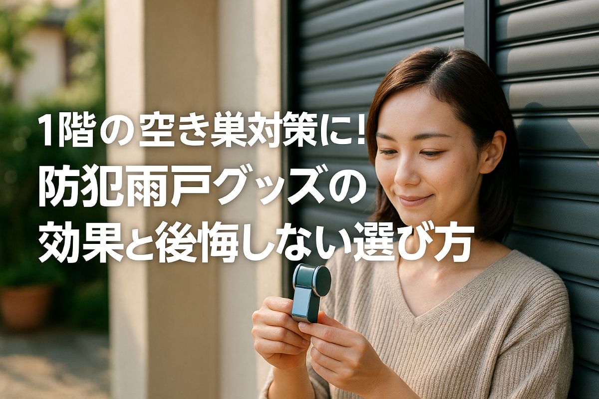 1階の空き巣対策に！防犯雨戸グッズの効果と後悔しない選び方