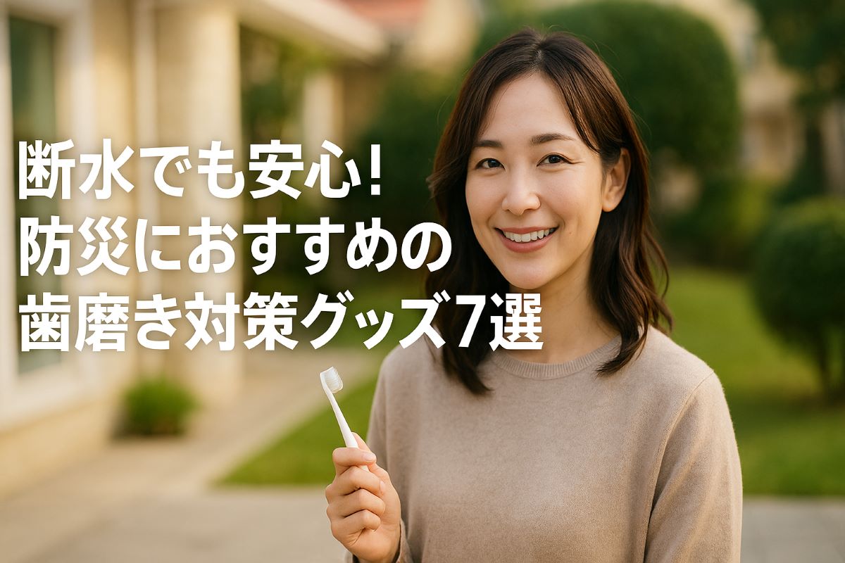 断水でも安心！防災におすすめの歯磨き対策グッズ7選