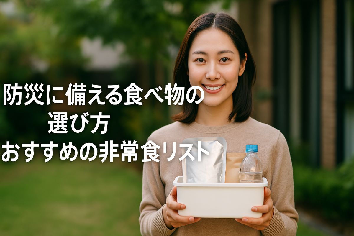 防災に備える食べ物の選び方｜今おすすめの非常食リスト